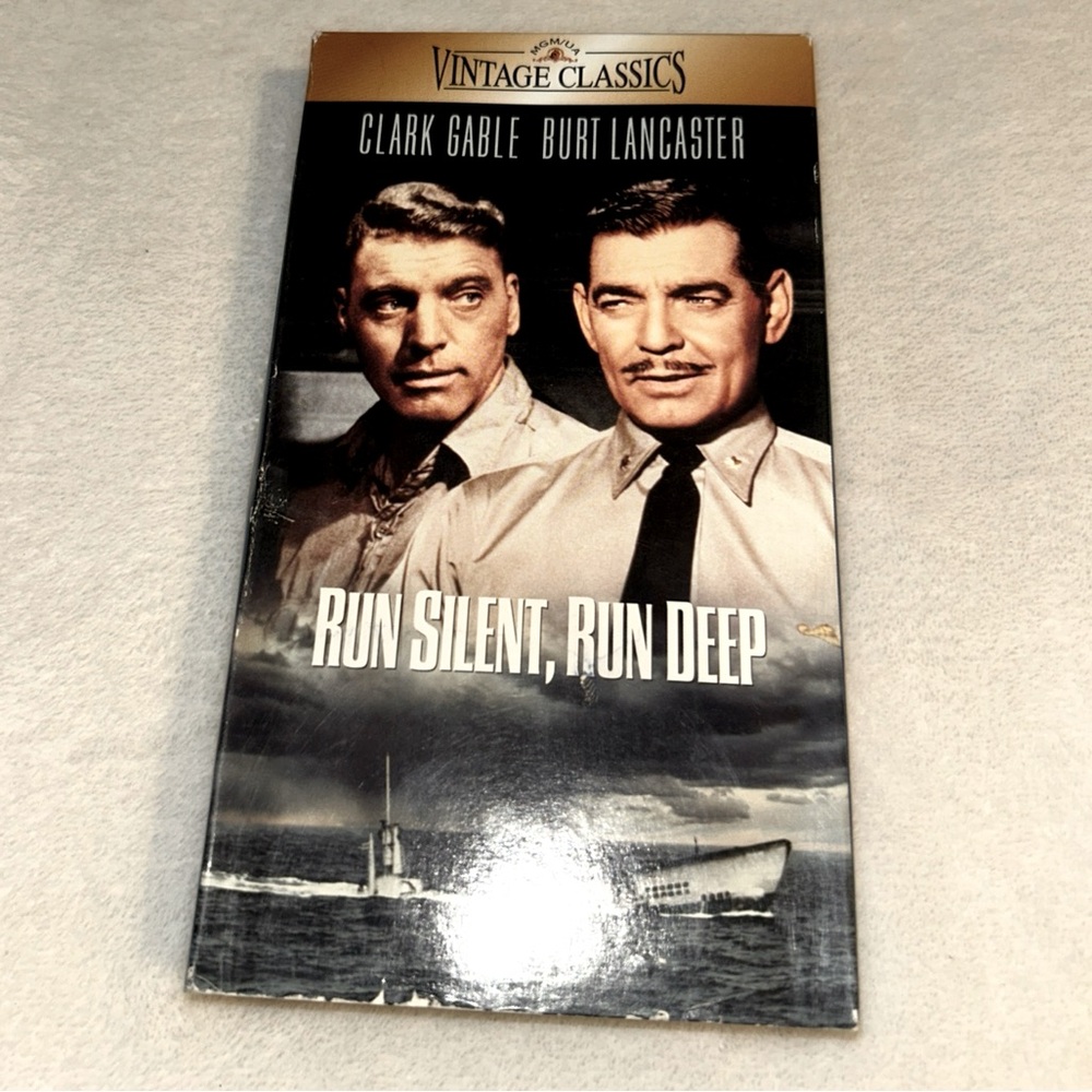 ~6/$10 MOVIES VHS/DVDS~ Run Silent Run Deep VHS 1996 Vintage Classics